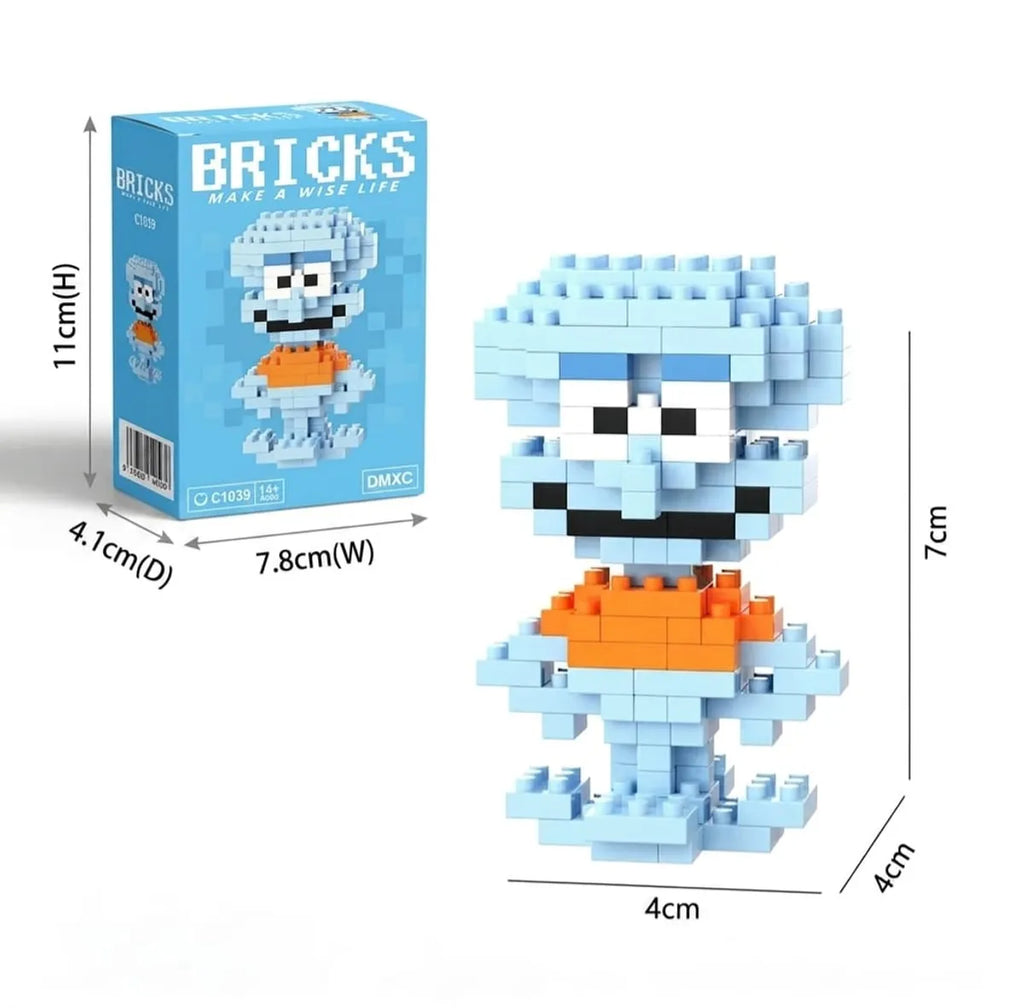 Squidward Tentacles Building Block Toys